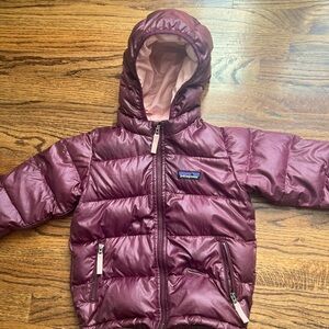 Patagonia Puffer Jacket - Hi-loft Down Sweater - 3T - Pink Purple